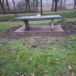 De tafeltennistafel is gered